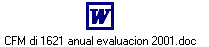 CFM di 1621 anual evaluacion 2001.doc