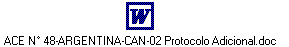 ACE N° 48-ARGENTINA-CAN-02 Protocolo Adicional.doc