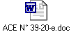 ACE N 39-20-e.doc