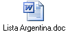 Lista Argentina.doc