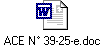 ACE N° 39-25-e.doc