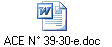 ACE N° 39-30-e.doc